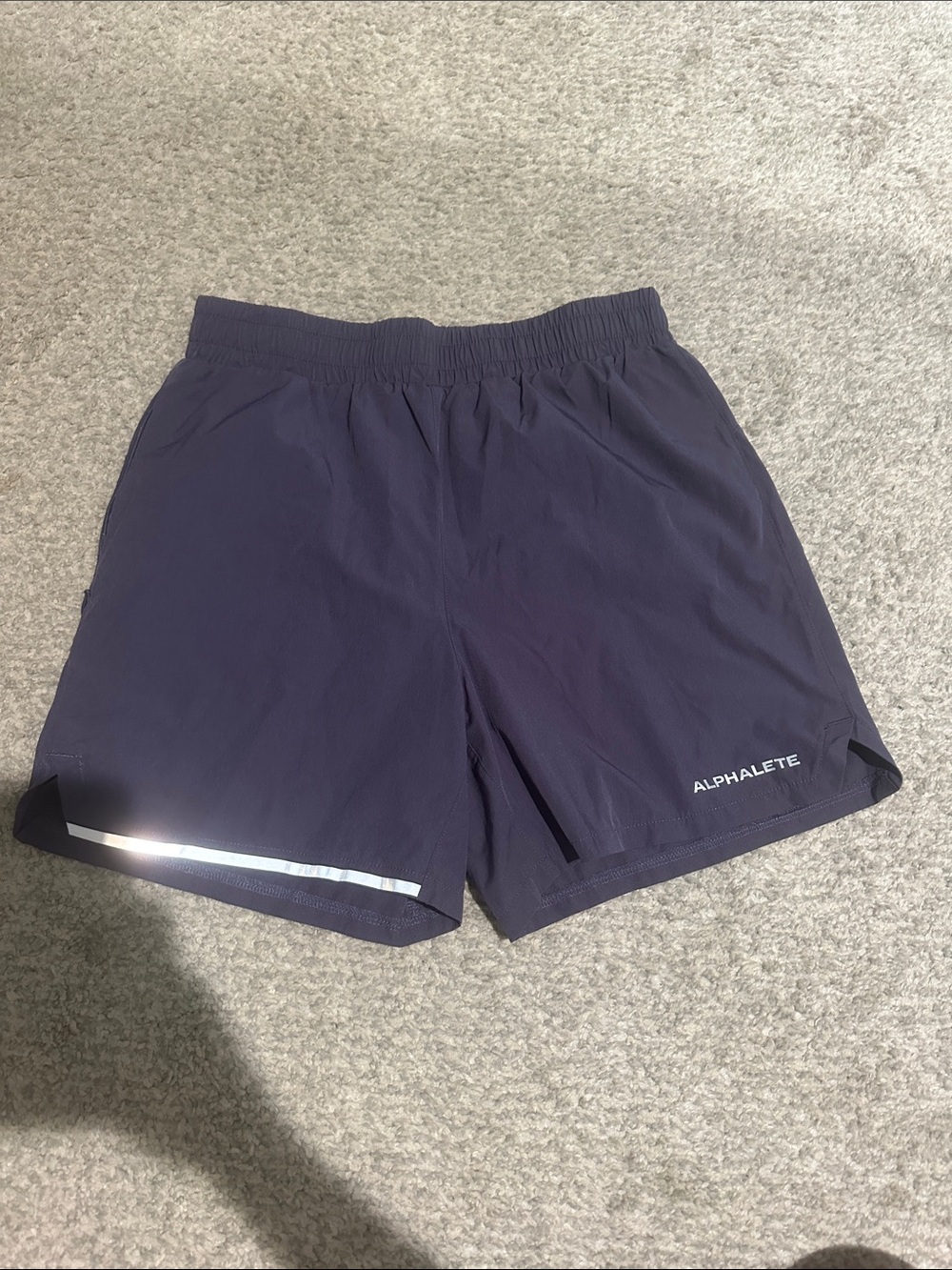 Alphalete Navy Athletic Shorts